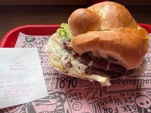 Double Impossible Burger at The Playhouse & Swillburger in Rochester