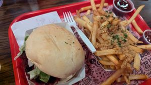 Big veggie and vampire fries at The Playhouse & Swillburger in Rochester