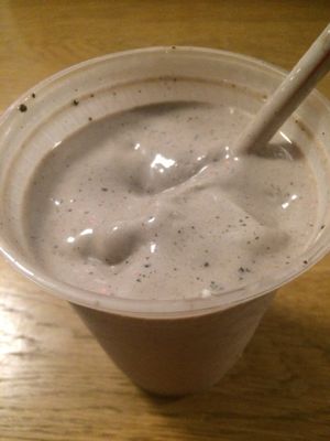 Oreo and coconut based vegan ice-cream milkshake at The Playhouse & Swillburger in Rochester