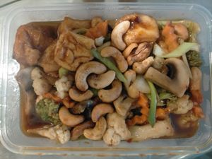 Cashew and tofu at Thai Container in Christchurch