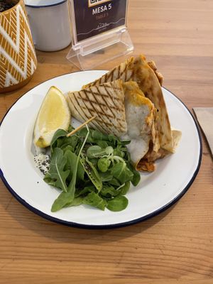 Quesadilla  at Almalibre Acai Bar in Barcelona