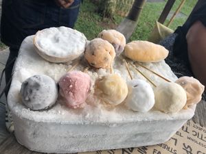 Home made ice cream and sorbets some without sugar at Project Artisan in Phuket