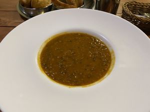 Lentils soup  at Om Namo in Minsk