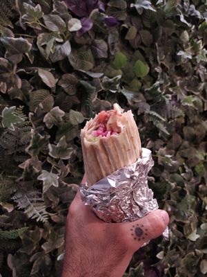 Vegan Chicken Wrap at Fari's in Ljubljana