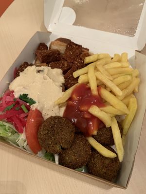 Fari’s vegan offer at Fari's in Ljubljana