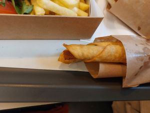 Vegan sticks at Fari's in Ljubljana