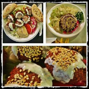Falafel Solata  at Fari's in Ljubljana
