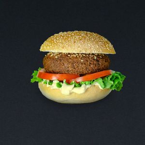 Falafel burger 🍔 at Fari's in Ljubljana