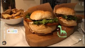 “Mcchicken” burgers at Fari's in Ljubljana