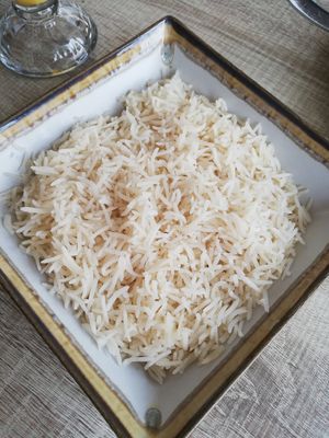 Jasmin rice at Spice Garden in Sitges