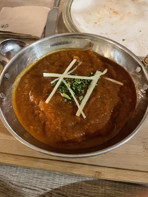 “No pollo” tikka masala  at Spice Garden in Sitges