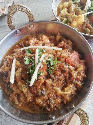 Baingan Bartha at Spice Garden in Sitges