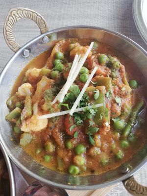 Veg Jalfrezi at Spice Garden in Sitges