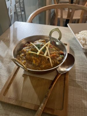 No chicken jalfrezi   at Spice Garden in Sitges