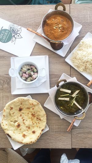 Food at Spice Garden in Sitges