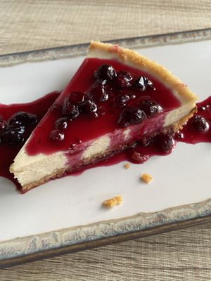 Cheesecake. Yum! at Spice Garden in Sitges