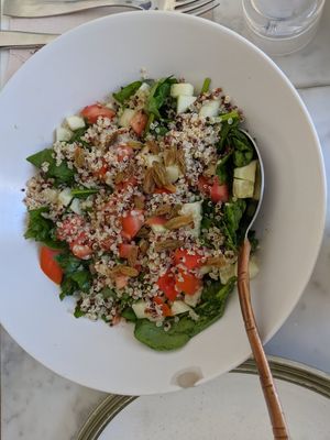 Quinoa salad at Spice Garden in Sitges