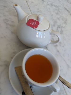 Tumeric tea at Spice Garden in Sitges
