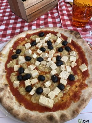 Vegan pizza   at Cortina Pub in San Michele Al Tagliamento