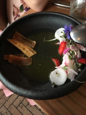 Coconut ceviche at Bad Hunter in Chicago