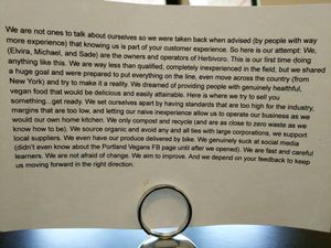 A brief introduction at Herbivoro in Portland