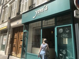 Outside at Yem'a Paris in Paris