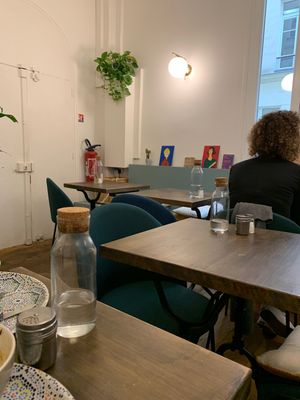 Inside seating area at Yem'a Paris in Paris