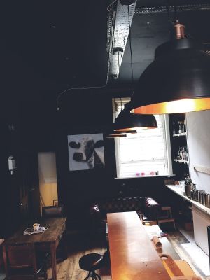 Interior of The Cheese Room, Rochester at The Cheese Room  in Rochester