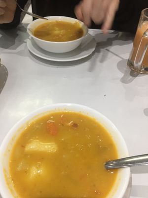 Soup of the day  at Natural Vid Restaurante Vegetariano in Cuenca