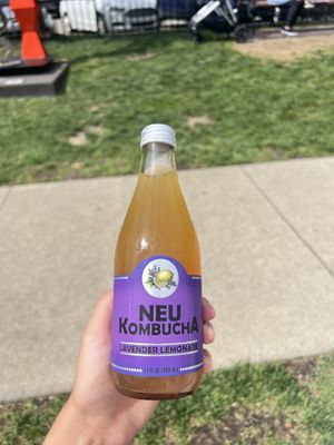 Lavender lemonade   at Neu Kombucha in Farmington