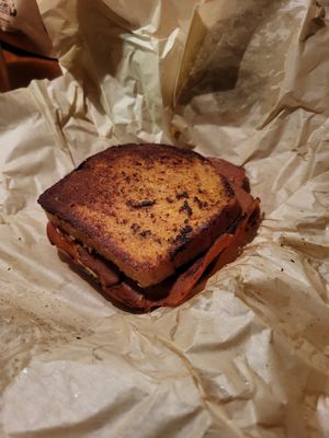 Hot ham and cheese at Healthy Harvest Urban Farms & Cafe in Rock Island