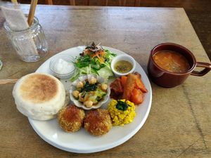 2018 at Kokumotsu Cafe Kotsubu in Aomori