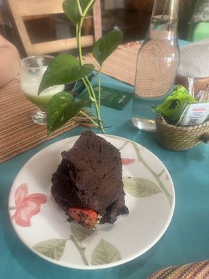 Bolo vegano de chocolatee  at Ser-Afim Restaurante Natural in Maceio