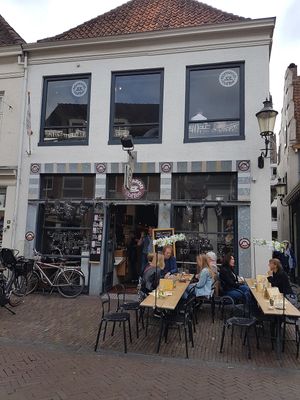 front and front terrace at Coffee Corazon in Amersfoort