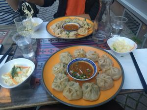 Big Veggie plate at Momos Tibetain in Strasbourg