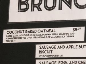 This is a great vegan breakfast option at Anaya Coffee in Melbourne