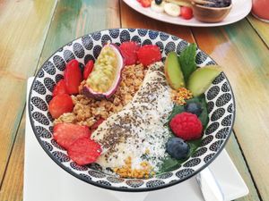 Hulk Smoothie Bowl at Goji Lounge Cafe in Lagos