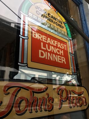 Outside at Johns Place in Victoria