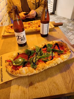 The vegan topia at Pizzatopia in Krakow