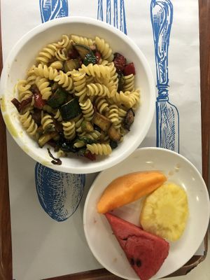 Pasta and vegies  at El Pedro in Bari