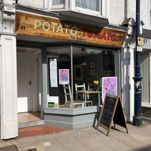 Exterior of eatery at Potato Tomato - The Eatery in Whitstable