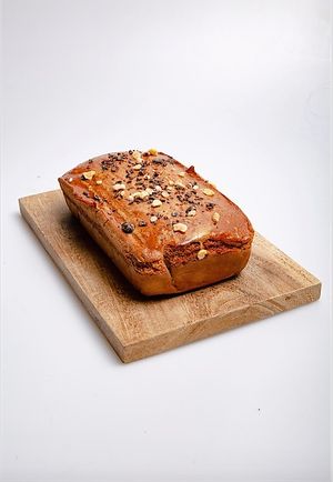Panqué de plátano marmoleado

Marbled Bread at La Otilia in Mexico City