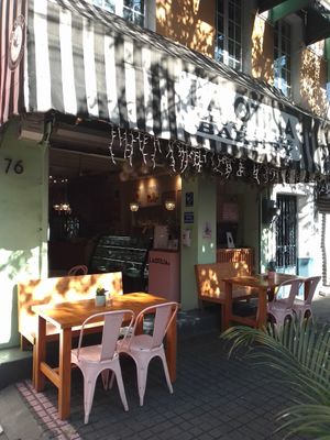 Outdoors at La Otilia in Mexico City