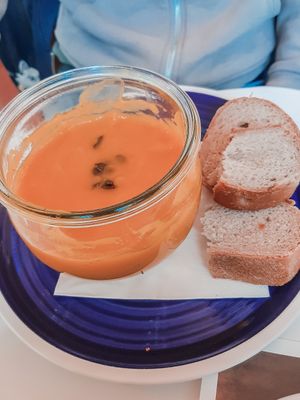 Kürbissuppe at Haus Zauberflöte in Offenburg