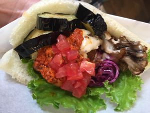 Regular size farafel sand  at Ballon in Tokyo