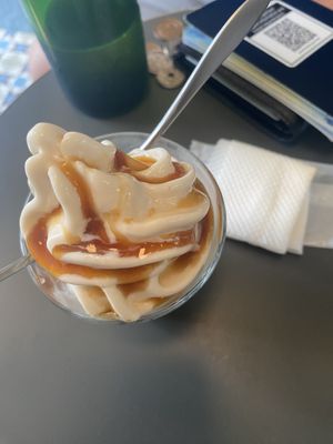 Carmel icecream   at Ballon in Tokyo