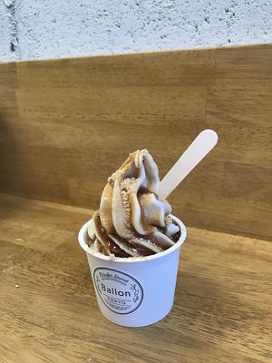 Soft serve - yummy!! at Ballon in Tokyo