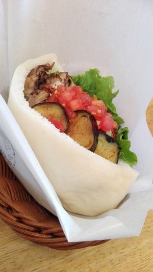 Regular falafel pita at Ballon in Tokyo