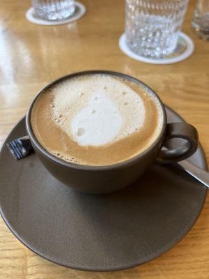 Cappuccino with oat milk  at Nova Essen & Trinken in Kempten