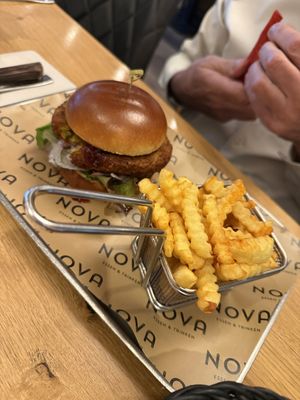 Vegan burger   at Nova Essen & Trinken in Kempten